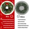 5 Pack 250FT Christmas White Garland Flower for Christmas and Non-Lit Soft Holiday Decor for Outdoor Indoor Artificial Christmas Twist Garland Home Artificial Wedding Party Decoration